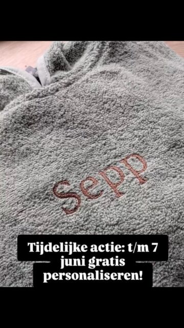 Tijdelijke actie! T/m 7 juni ontvang je gratis personalisatie op alle daarvoor bestemde items.#gratispersonalisatie #gepersonaliseerdcadeau #kraamcadeau #geboortecadeau #naamcadeau