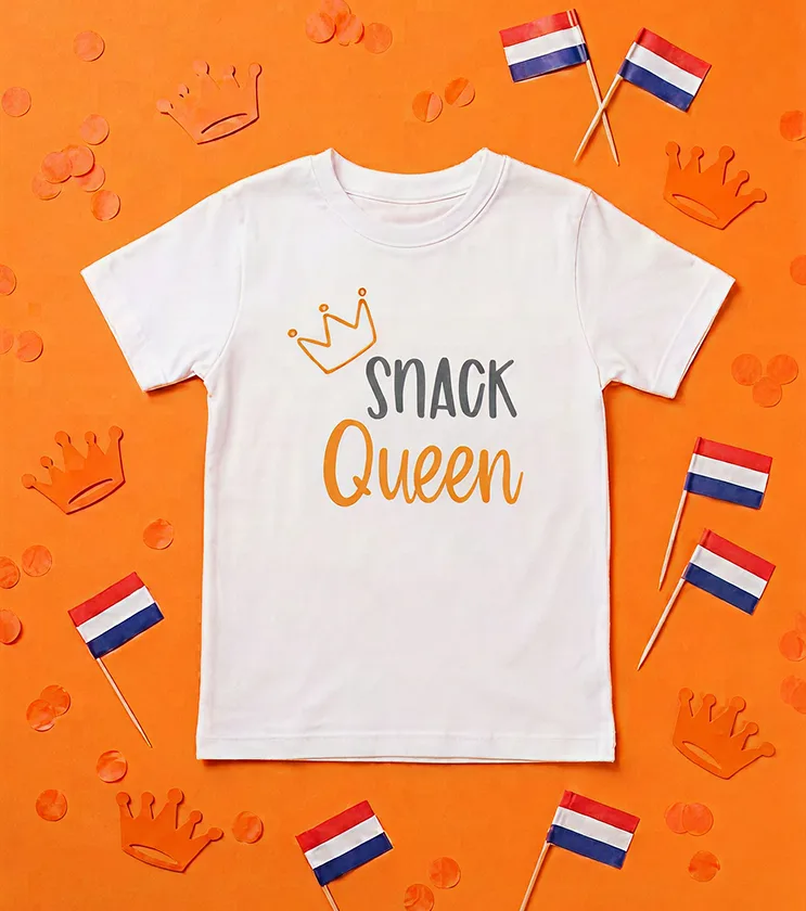 Koningsdag t-shirt oranje baby/peuter | Fun en Feest Koningsdag t-shirt oranje baby/peuter | Fun en Feest