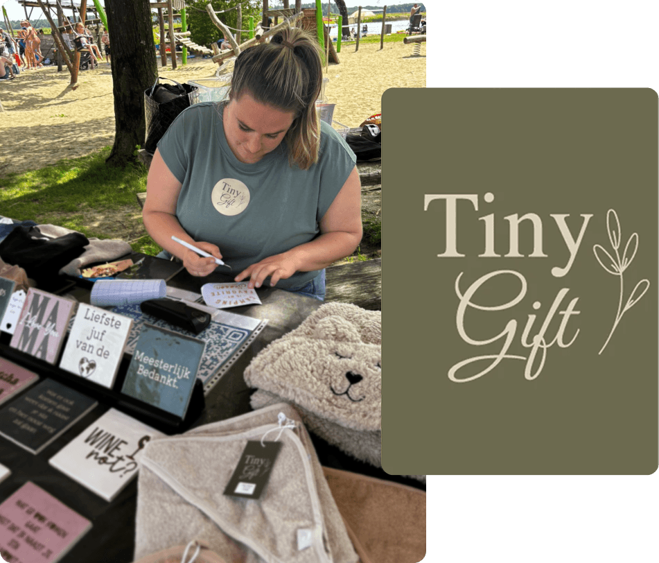 TinyGift gepersonaliseerd cadeau